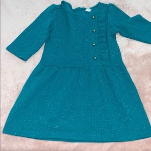 Green Holiday Sparkly Dress